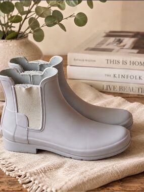 Hunter Rain ankle boots  grey size 8